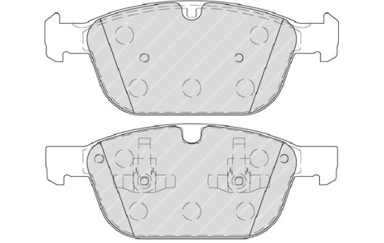Brake Pad Set, disc brake PREMIER FDB4238 Ferodo, Image 2