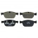 Brake Pad Set, disc brake PREMIER FDB4238 Ferodo