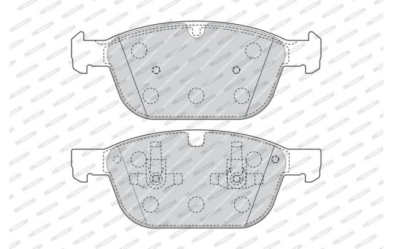 Brake Pad Set, disc brake PREMIER FDB4238 Ferodo, Image 4