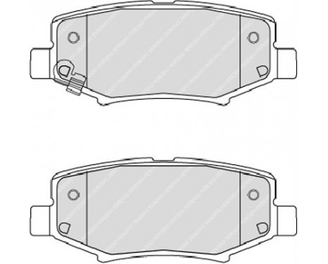 Brake Pad Set, disc brake PREMIER FDB4239 Ferodo, Image 2