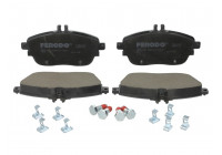 Brake Pad Set, disc brake PREMIER FDB4245 Ferodo