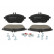 Brake Pad Set, disc brake PREMIER FDB4245 Ferodo