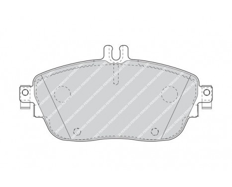 Brake Pad Set, disc brake PREMIER FDB4245 Ferodo, Image 2