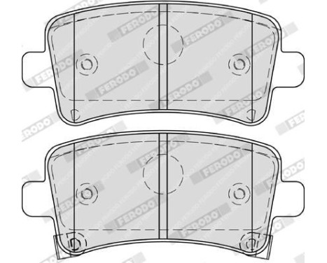 Brake Pad Set, disc brake PREMIER FDB4252 Ferodo, Image 5