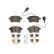 Brake Pad Set, disc brake PREMIER FDB4308 Ferodo