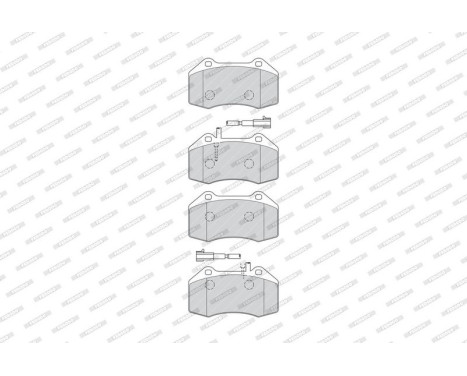 Brake Pad Set, disc brake PREMIER FDB4320 Ferodo, Image 3