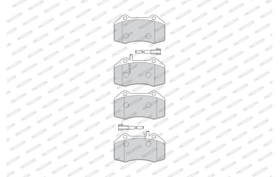 Brake Pad Set, disc brake PREMIER FDB4320 Ferodo, Image 3