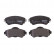 Brake Pad Set, disc brake PREMIER FDB4336 Ferodo