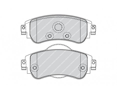 Brake Pad Set, disc brake PREMIER FDB4336 Ferodo, Image 2