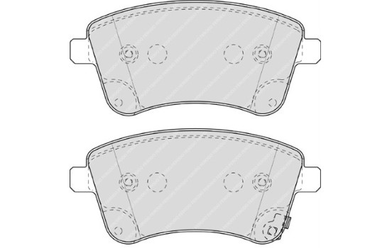 Brake Pad Set, disc brake PREMIER FDB4339 Ferodo, Image 2