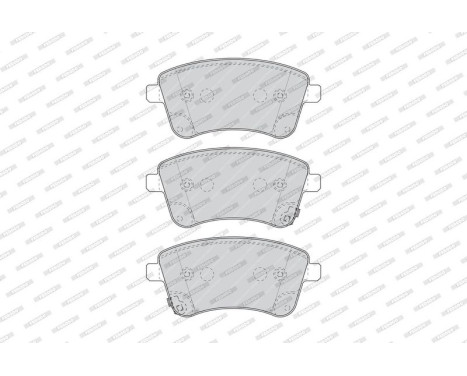 Brake Pad Set, disc brake PREMIER FDB4339 Ferodo, Image 4