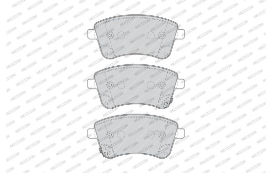 Brake Pad Set, disc brake PREMIER FDB4339 Ferodo, Image 4