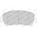 Brake Pad Set, disc brake PREMIER FDB4357 Ferodo, Thumbnail 3