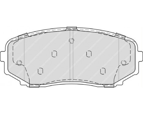 Brake Pad Set, disc brake PREMIER FDB4365 Ferodo, Image 2