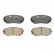 Brake Pad Set, disc brake PREMIER FDB4365 Ferodo