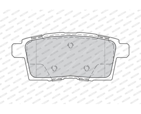 Brake Pad Set, disc brake PREMIER FDB4366 Ferodo, Image 4