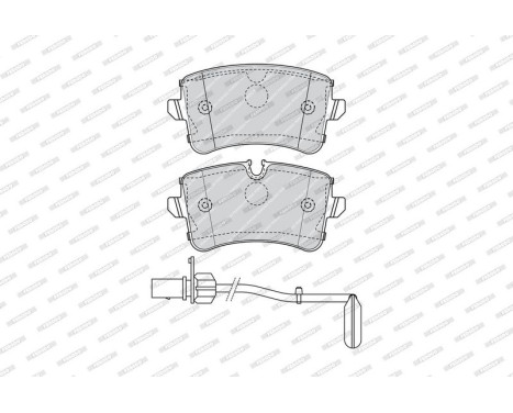 Brake Pad Set, disc brake PREMIER FDB4393 Ferodo, Image 5