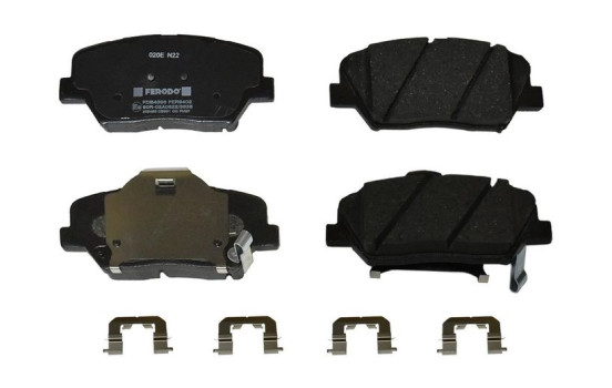 Brake Pad Set, disc brake PREMIER FDB4396 Ferodo, Image 2