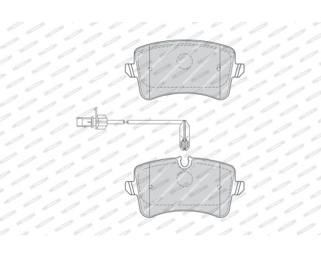 Brake Pad Set, disc brake PREMIER FDB4410 Ferodo, Image 3
