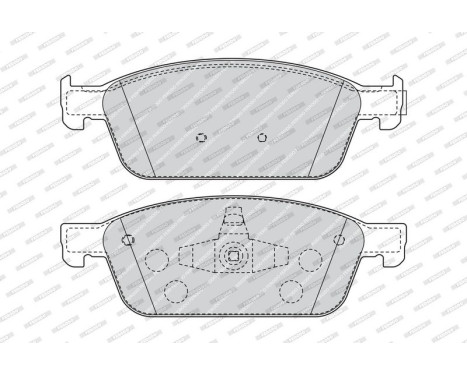 Brake Pad Set, disc brake PREMIER FDB4416 Ferodo, Image 3