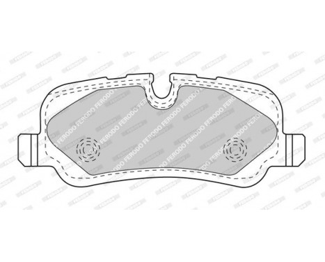 Brake Pad Set, disc brake PREMIER FDB4432 Ferodo, Image 2