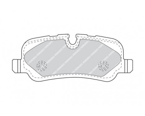 Brake Pad Set, disc brake PREMIER FDB4432 Ferodo, Image 3