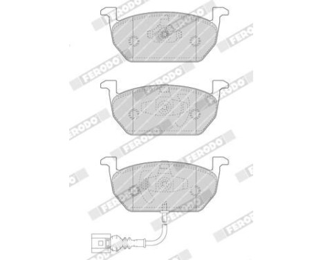 Brake Pad Set, disc brake PREMIER FDB4454 Ferodo, Image 4