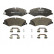 Brake Pad Set, disc brake PREMIER FDB4455 Ferodo