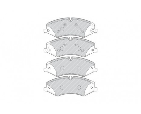 Brake Pad Set, disc brake PREMIER FDB4455 Ferodo, Image 2