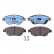 Brake Pad Set, disc brake PREMIER FDB4458 Ferodo