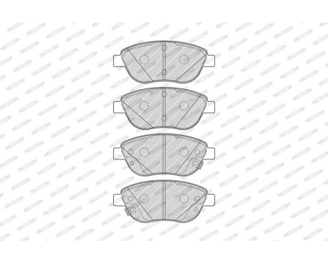 Brake Pad Set, disc brake PREMIER FDB4458 Ferodo, Image 3