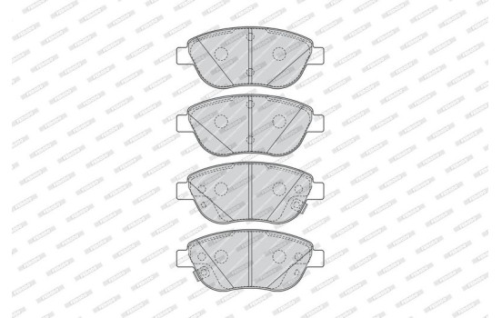 Brake Pad Set, disc brake PREMIER FDB4458 Ferodo, Image 3