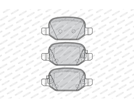 Brake Pad Set, disc brake PREMIER FDB4459 Ferodo, Image 3