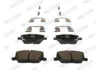 Brake Pad Set, disc brake PREMIER FDB4688 Ferodo