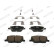 Brake Pad Set, disc brake PREMIER FDB4688 Ferodo
