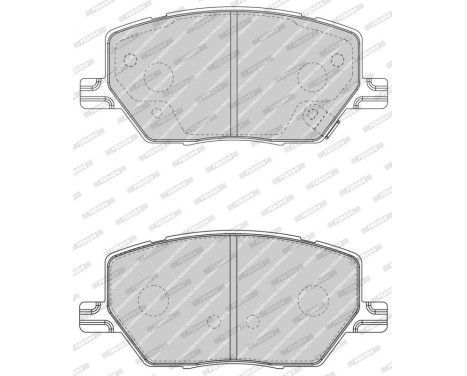 Brake Pad Set, disc brake PREMIER FDB4688 Ferodo, Image 3