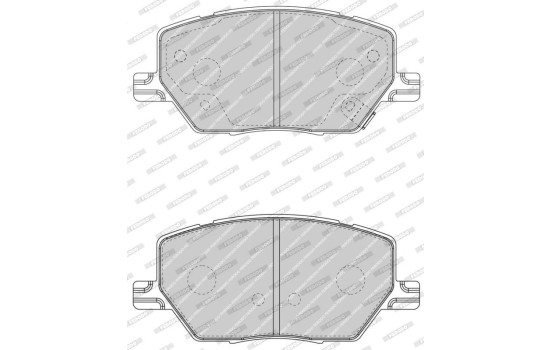 Brake Pad Set, disc brake PREMIER FDB4688 Ferodo, Image 3