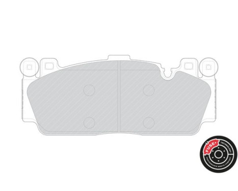 Brake Pad Set, disc brake PREMIER FDB4712 Ferodo, Image 2