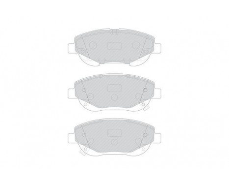 Brake Pad Set, disc brake PREMIER FDB4824 Ferodo, Image 3