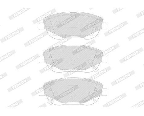 Brake Pad Set, disc brake PREMIER FDB4824 Ferodo, Image 4
