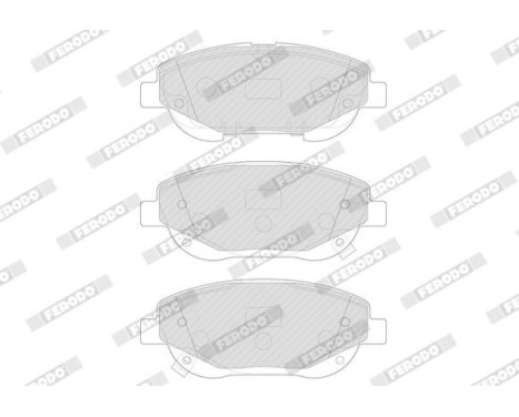 Brake Pad Set, disc brake PREMIER FDB4824 Ferodo, Image 4