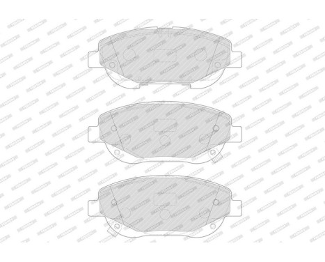 Brake Pad Set, disc brake PREMIER FDB4824 Ferodo, Image 4