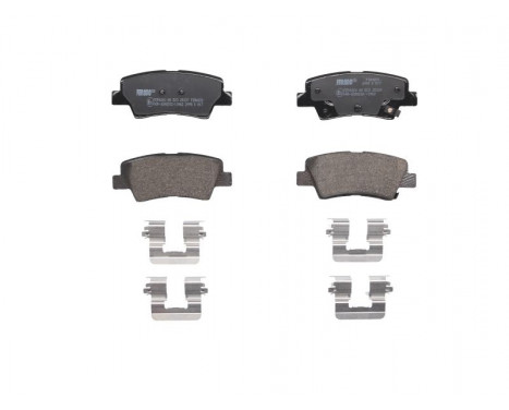 Brake Pad Set, disc brake PREMIER FDB4833 Ferodo