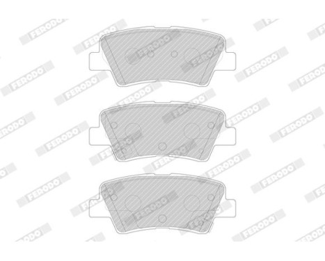 Brake Pad Set, disc brake PREMIER FDB4833 Ferodo, Image 4