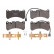 Brake Pad Set, disc brake PREMIER FDB4846 Ferodo