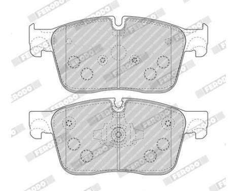Brake Pad Set, disc brake PREMIER FDB4894 Ferodo, Image 2