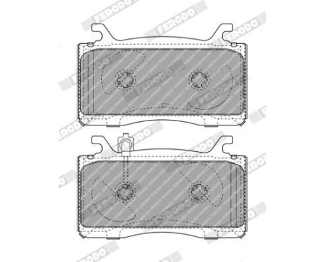 Brake Pad Set, disc brake PREMIER FDB4932 Ferodo, Image 3