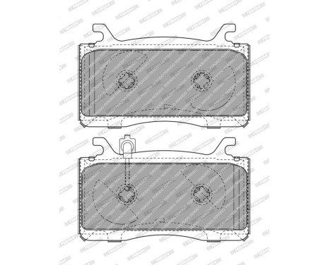 Brake Pad Set, disc brake PREMIER FDB4932 Ferodo, Image 3