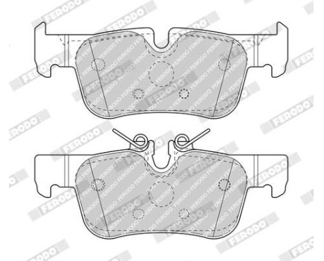 Brake Pad Set, disc brake PREMIER FDB4954 Ferodo, Image 3