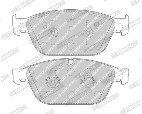 Brake Pad Set, disc brake PREMIER FDB4969 Ferodo, Image 5